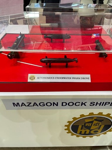 LIMA 2023: Mazagon unveils MCM swarm system for Indian Navy