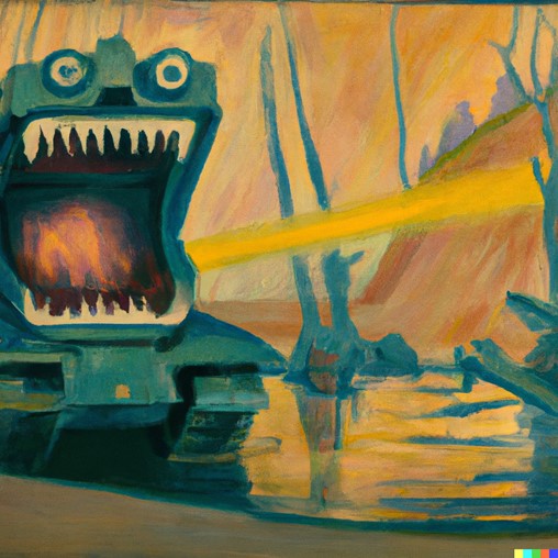 Be sure to tank your artist — AI turns tanks into famous works of art