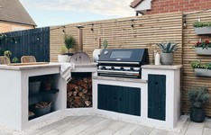 Before and after: see how a couple created this stylish outdoor kitchen filled with clever features